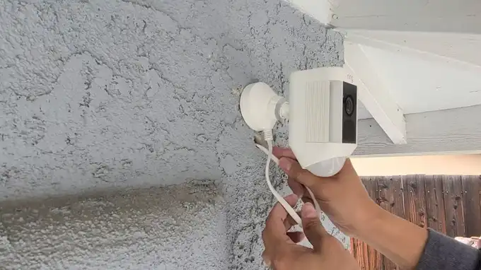How To Mount Security Camera On Stucco Wall1